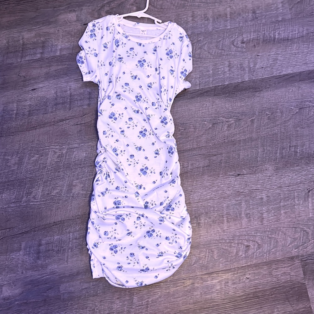 floral white dress